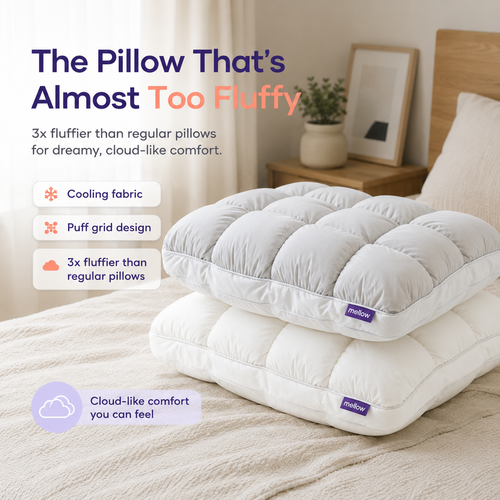 ☁️Mellow Puff Pillow