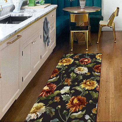 Vintage Flower Runner Rug