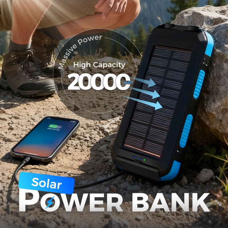 🔥LAST DAY 49% OFF🔥Solar Power Bank-Outdoor emergency essentials