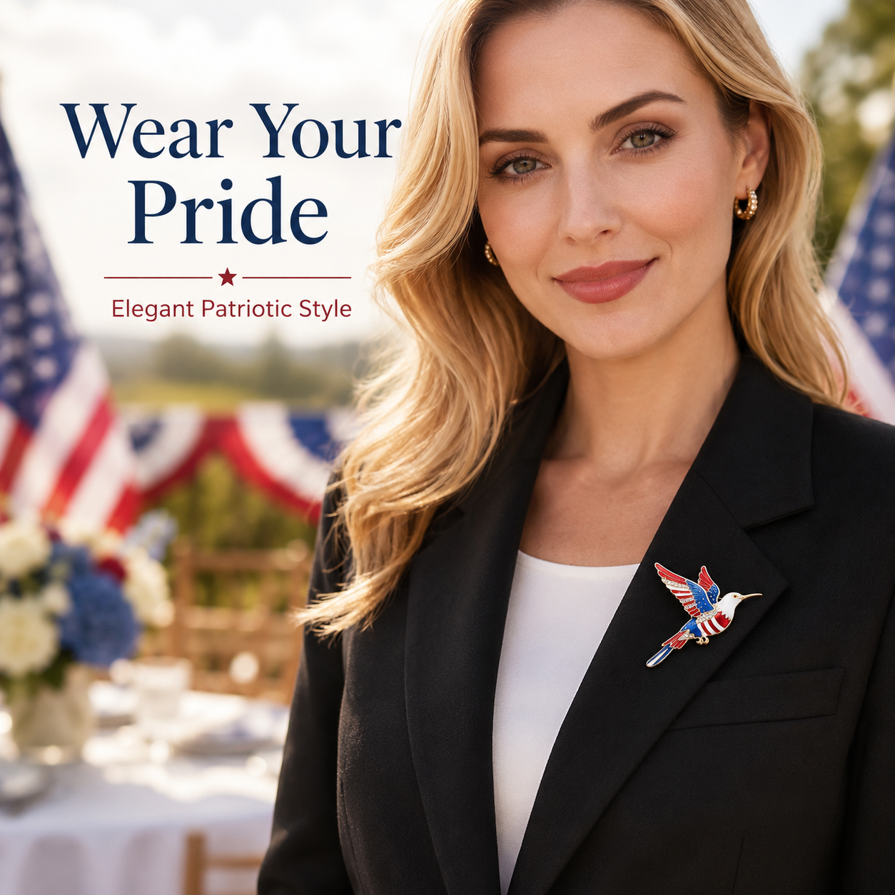 🗽 Buy 1, Get 1 Free 🔥 250th Anniversary Brooch of the Founding of the United States