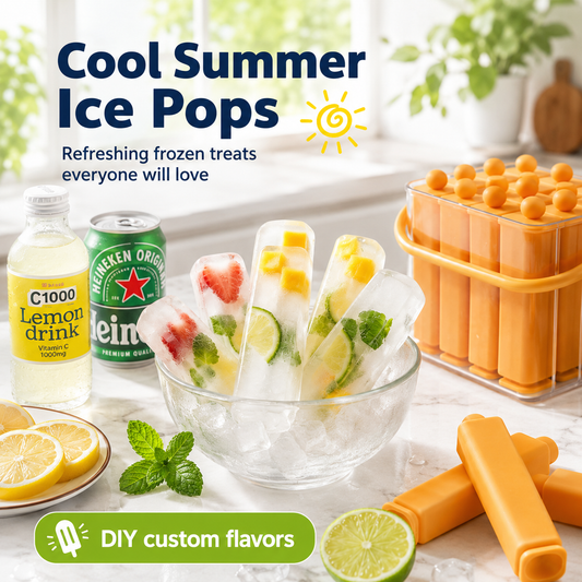 🧊SUMMER BESTSELLER 50%OFF🔥Reusable Ice Pop Molds