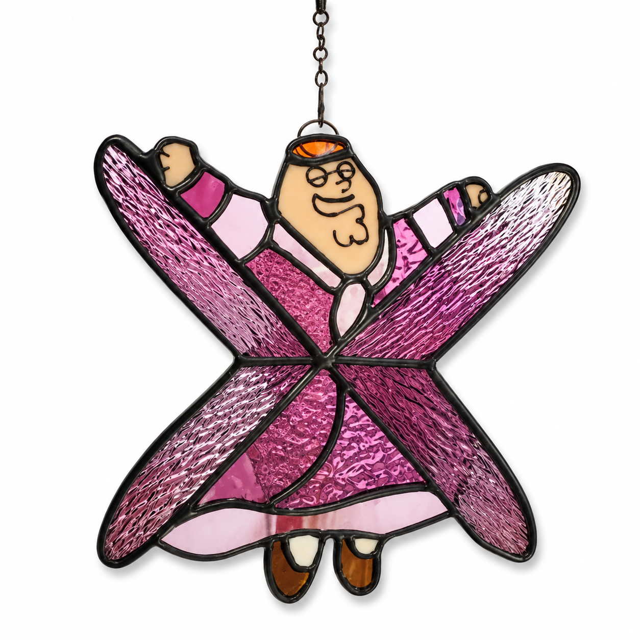 ❤️100% Handmade ✨Stained Glass Suncatcher Decor | Fun Hanging Window Ornament Gift