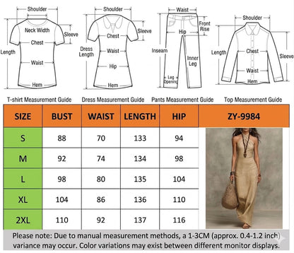 Relaxed Soft Drape Halter Column Linen Halter Maxi Dress