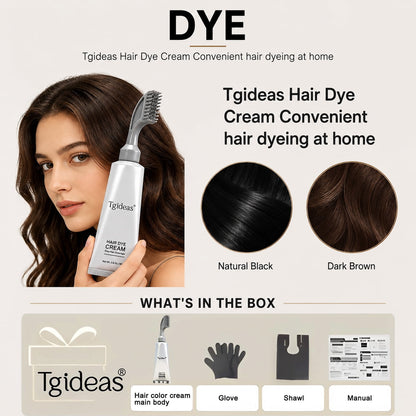 ✨ Hair Dye Cream Comb – Easy Gray Root Touch Up Hair Color Kit