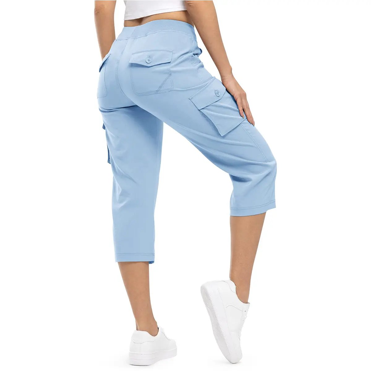 🔥Limited-time offer-Women's Lightweight Hiking Capris: Quick-Dry, 6 Pockets, Loose Fit