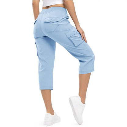 🔥Limited-time offer-Women's Lightweight Hiking Capris: Quick-Dry, 6 Pockets, Loose Fit