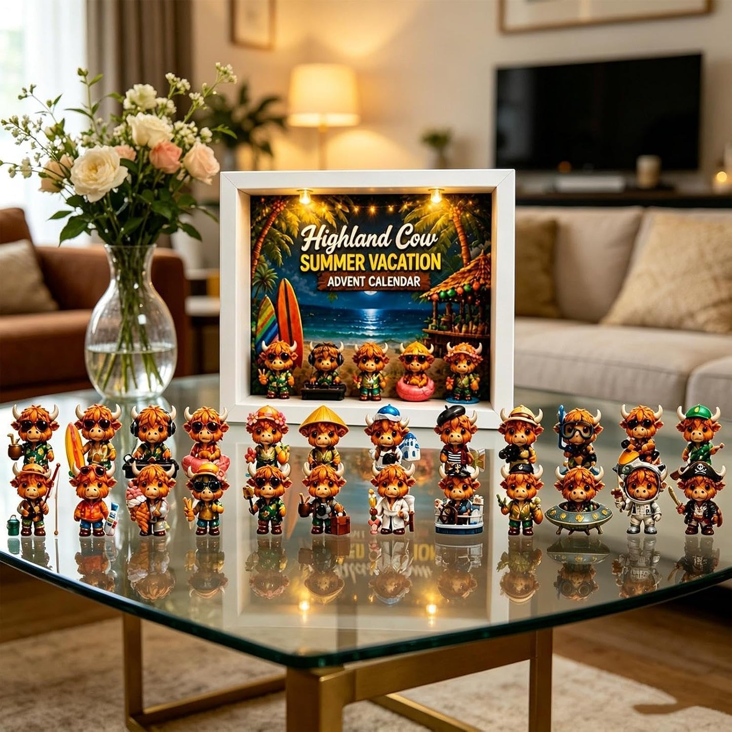 💥Hot Selling Surprise🐮Highland Cow Summer Vacation Advent Calendar 2026
