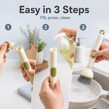 50% OFF Sale: Stop Scrubbing Dead Zones! The 360° Rotating Smart Brush That Cleans Every Corner 🍳✨
