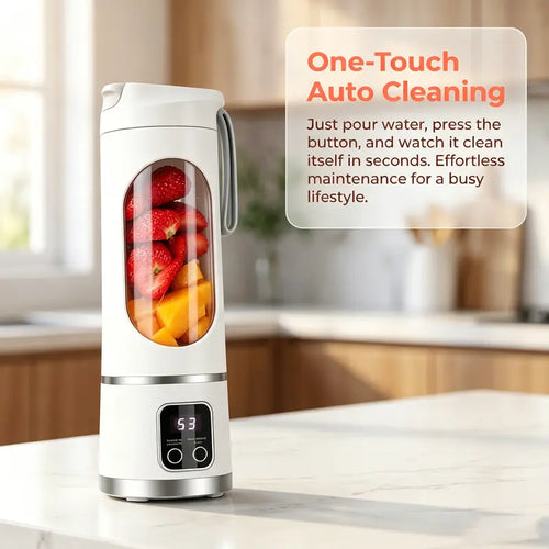 【💥Summer Sale Deals-50% OFF】Portable 15.22 Oz USB Rechargeable Personal Blender with LED Display🥤