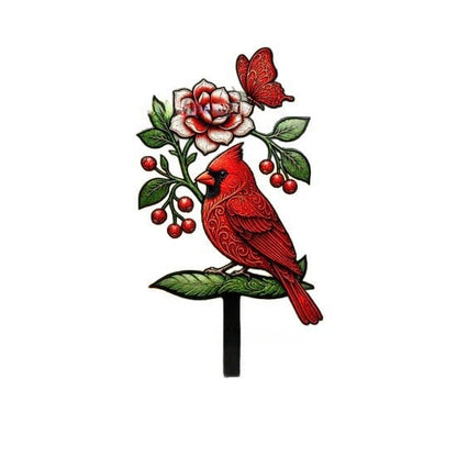 🐦Cardinal Art Garden Stake💥Buy 2 Free Shipping