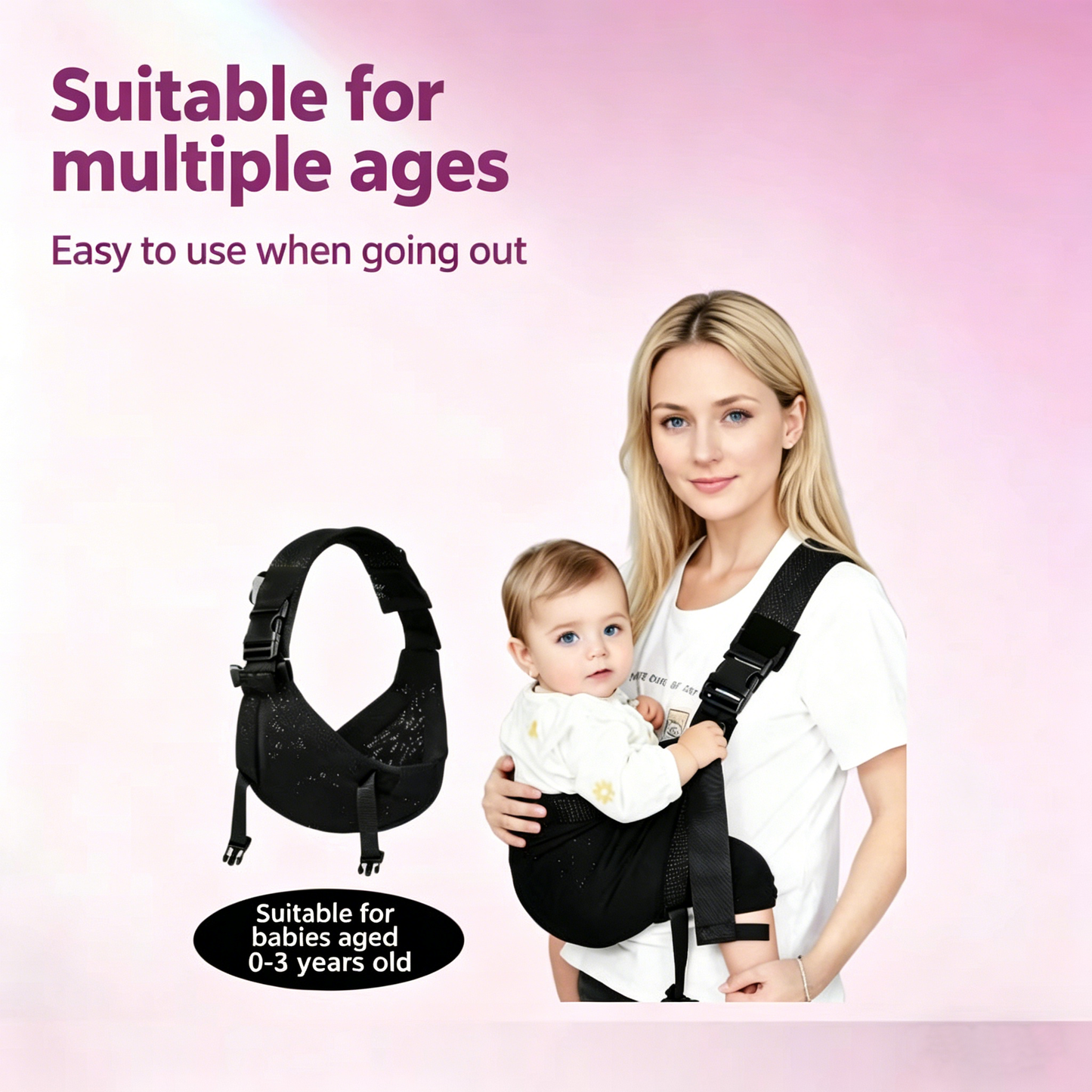 ⚡Hot Sell | The 3-Second Baby Carrier🦅⚡