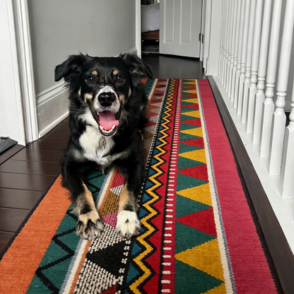 Washable Bohemian Runner Rug– Non-Slip & Pet-Friendly