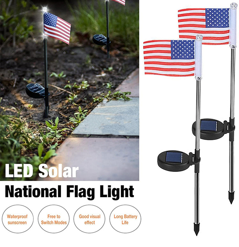 🔥MADE IN USA-8-Piece Flag Light Set🔥 – 4th of July Decorations with 8 Lighting Modes