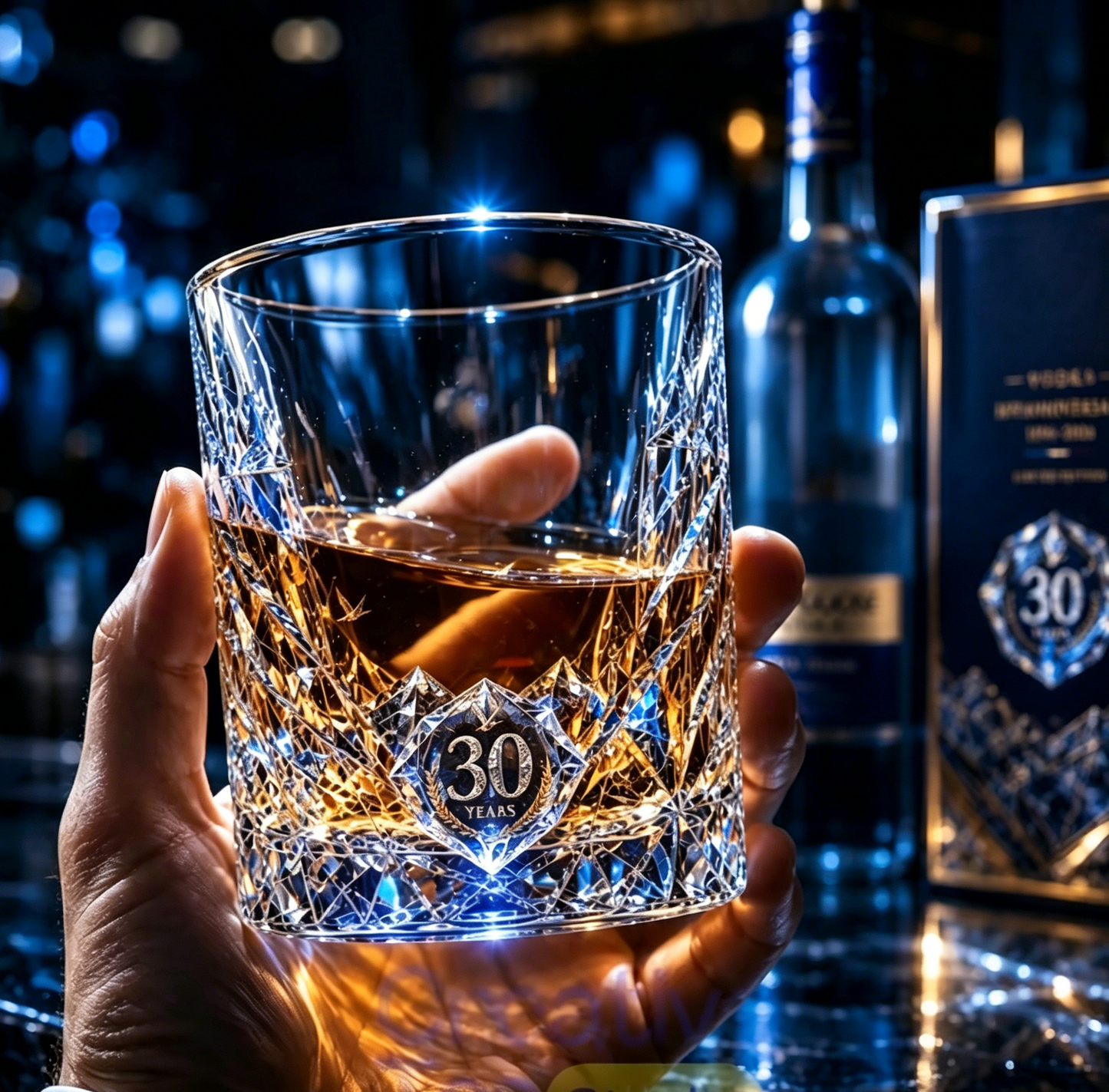 ⚡Hot Sales 49% OFF🔥30 Years Limited Edition Whiskey Crystal Turbler