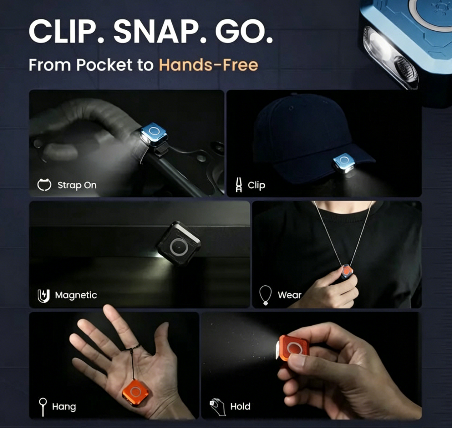 🎁Hot Sale Promotion 49% OFF🔥Pocket-Sized Aluminum EDC Flashlight