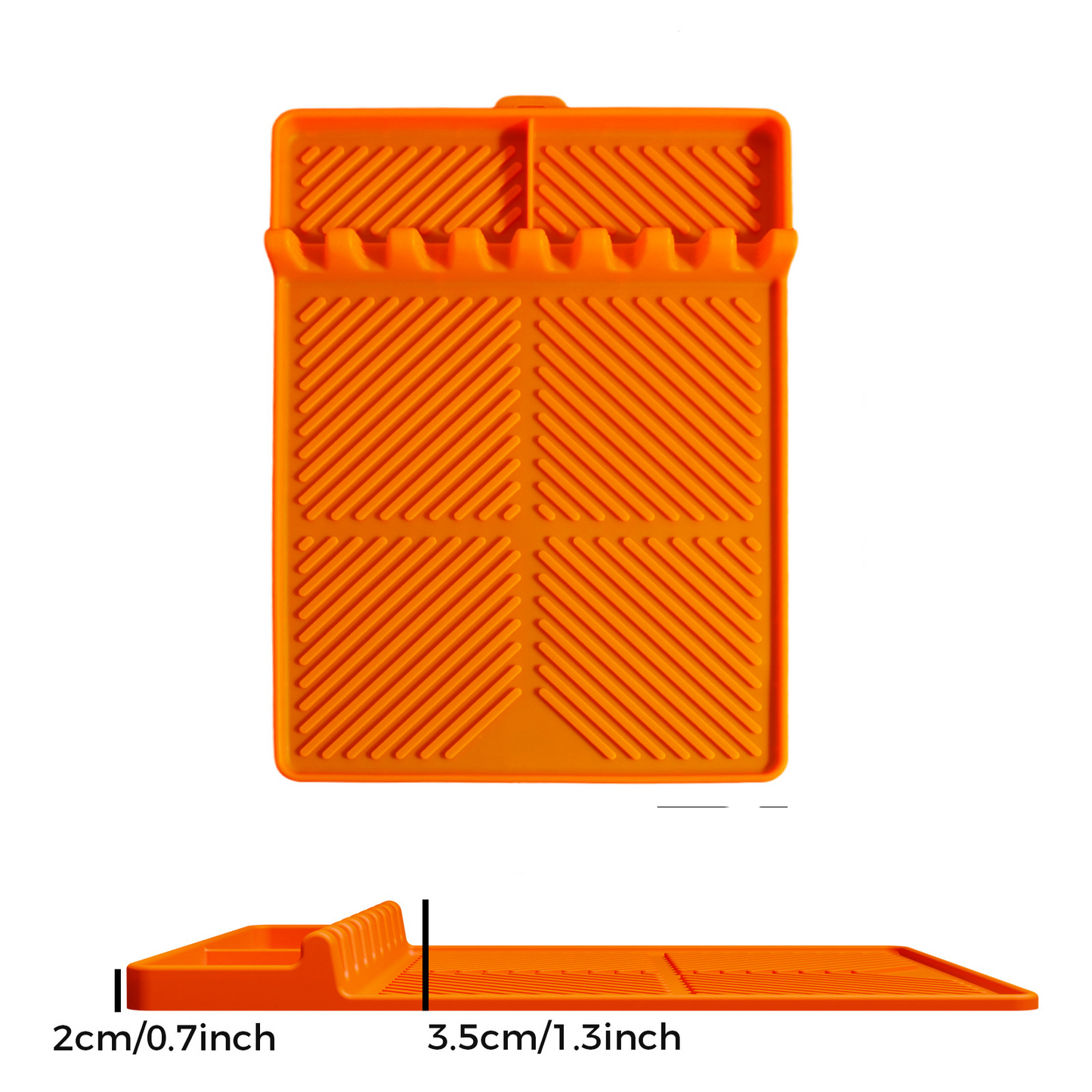 16.5x11" Silicone Mat – Heat Resistant, Dishwasher Safe, Non-Slip for Grill & Counter