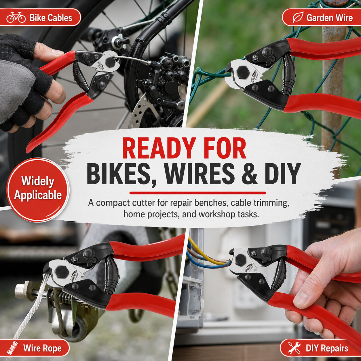 Heavy-Duty 3/16" Wire Rope & Cable Cutter