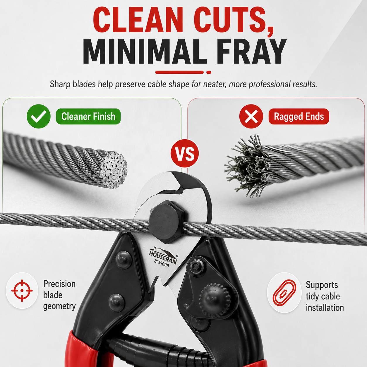 Heavy-Duty 3/16" Wire Rope & Cable Cutter