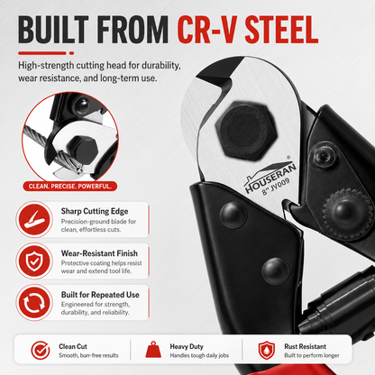 Heavy-Duty 3/16" Wire Rope & Cable Cutter