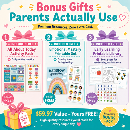 Kids Early Learning Educational Poster Bundle&nbsp