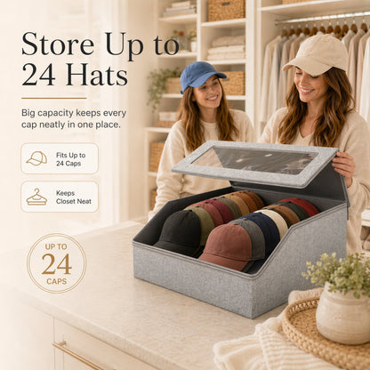🧢Stackable Hat Storage For Baseball Caps-Get 50% off immediately when you buy now