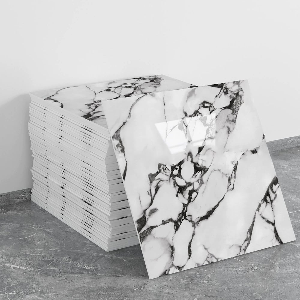 10 Pcs Marble Peel and Stick Waterproof Wall Panels🔥