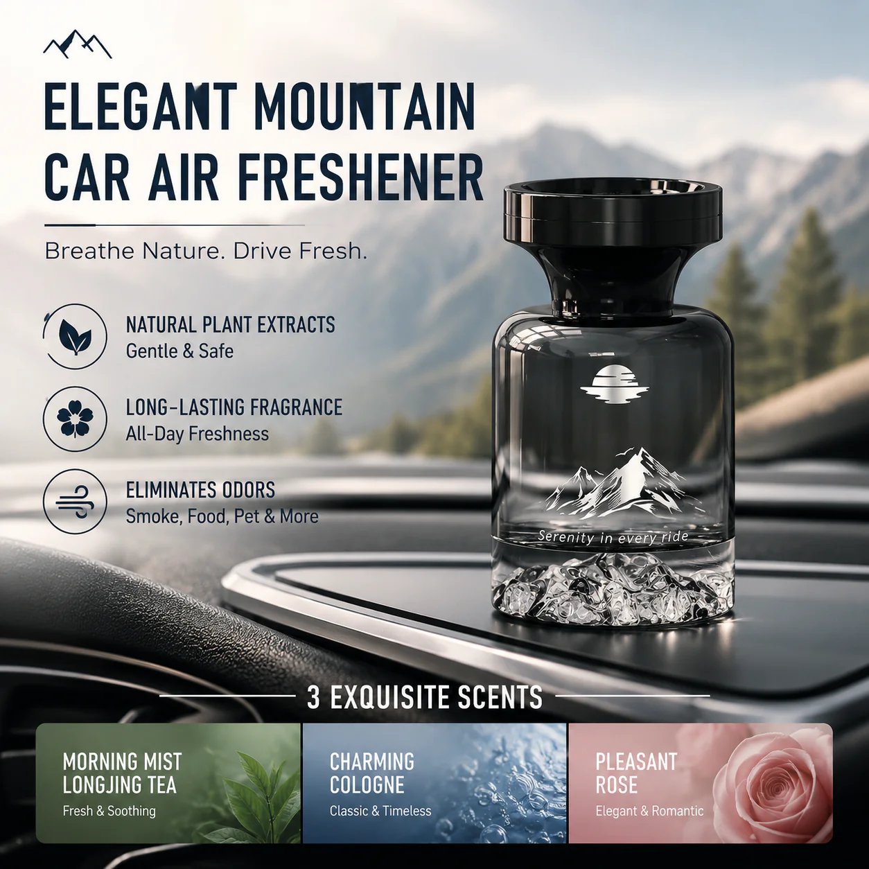 🥳2026 HOT SALE🥳🌿 49% OFF!🚗 Long-Lasting Car Air Freshener – Natural plant extracts, eliminates smoke & pet odours.Breath easy! 💨✨