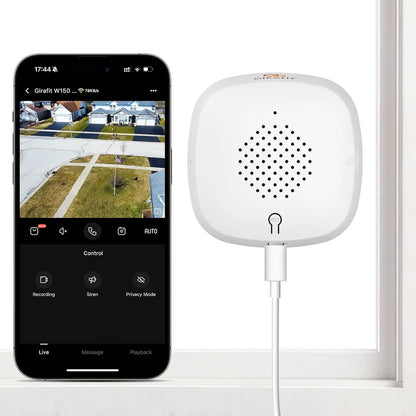 Smart 2MP 2K Window Security Camera with Color Night Vision