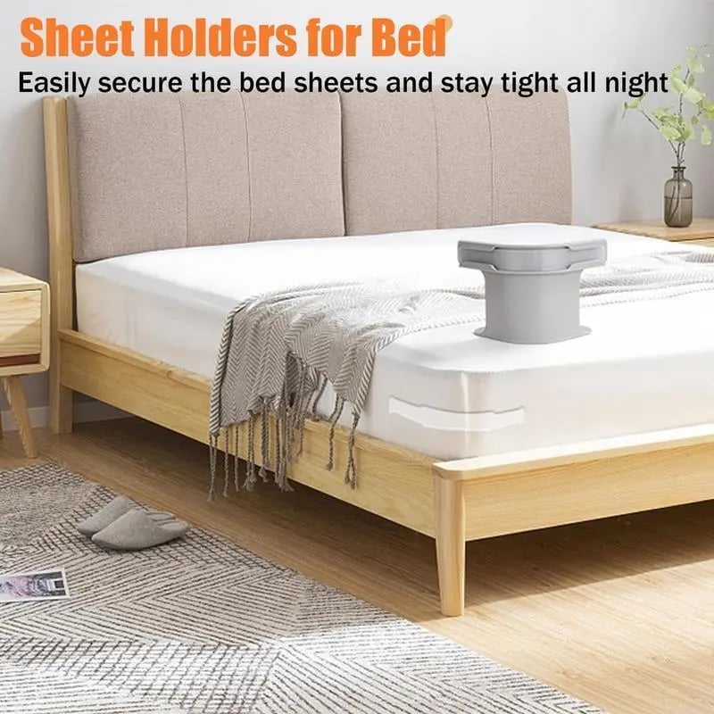 🛏️ No Slip Sheet Holders – Stay Secure All Night | Only $4.99 Each