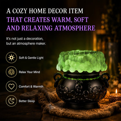 ✨Hot Sale 49%OFF👻Light-up Color-changing Cauldron Waterglobe