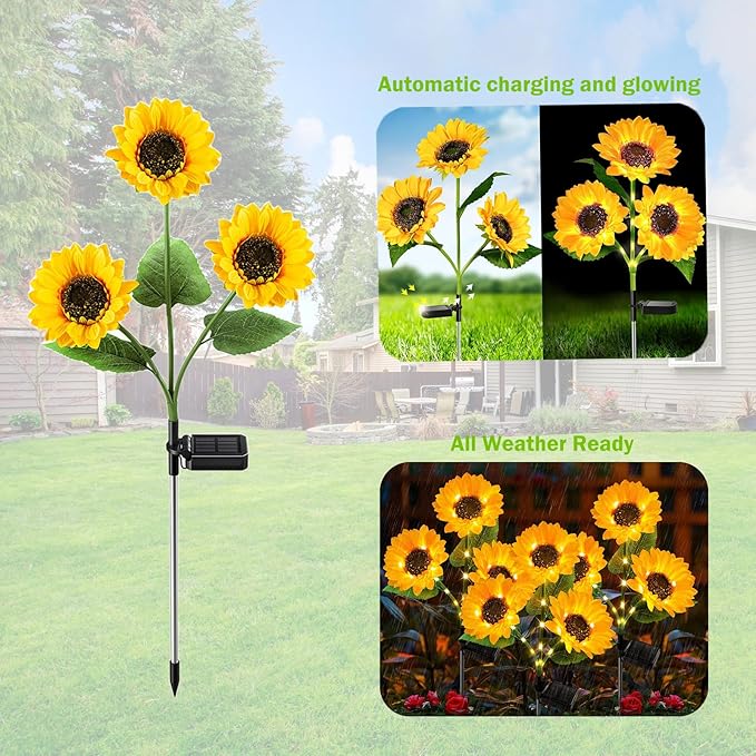 🌻Solar LED Sunflower Garden Lights🌞