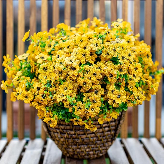 💥49% OFF🌺UV Resistant Colorful Artificial Flower💐🌺UV Resistant Fade-Free Colourful Artificial Flower
