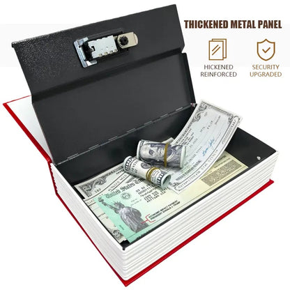 🏆#1 Best Seller 2026 🔥Hidden Book Safe with Combination Lock – Secure Your Cash & Valuables🗄️