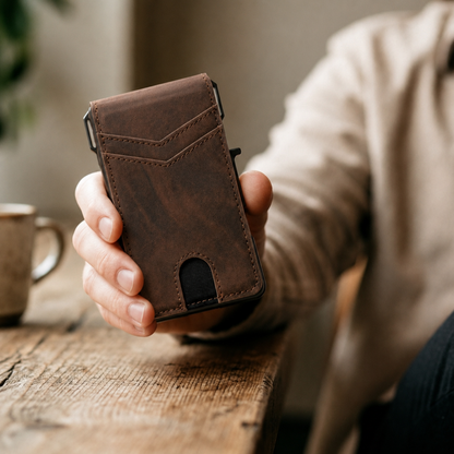 RFID Blocking Pop-Up Aluminum Wallet | Slim Tactical Card Holder
