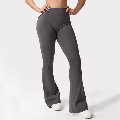 🖤 Women's High-Waisted Cargo Pocket Workout Leggings FitiqueFit