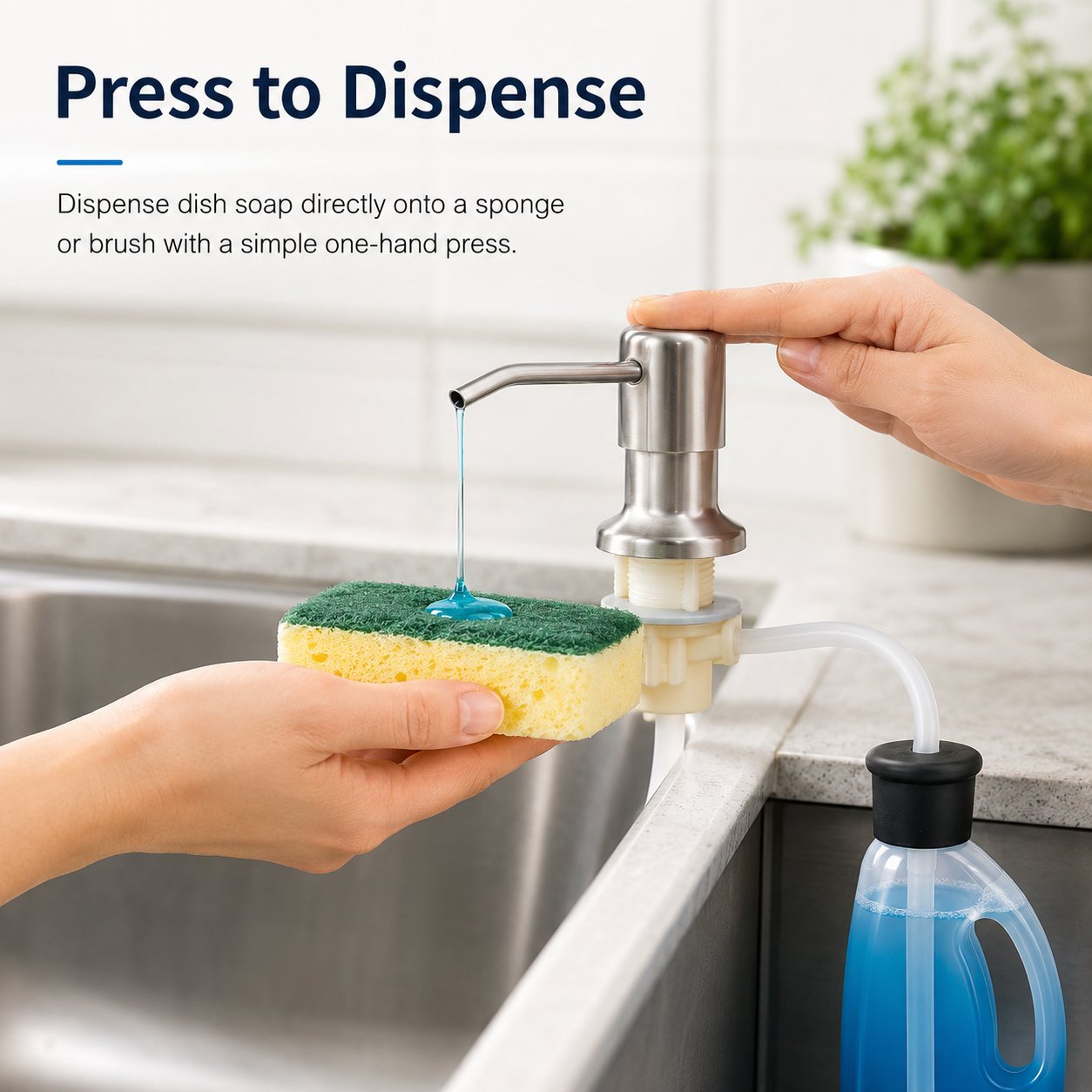🔥Last Day 50% OFF - 🫧Kitchen Sink Soap Dispensers✨