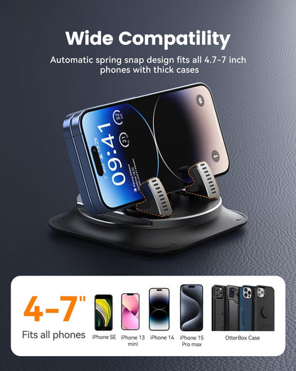 360 Degree Rotation Dashboard Phone Holder for Car,Dashboard Navigation Bracket