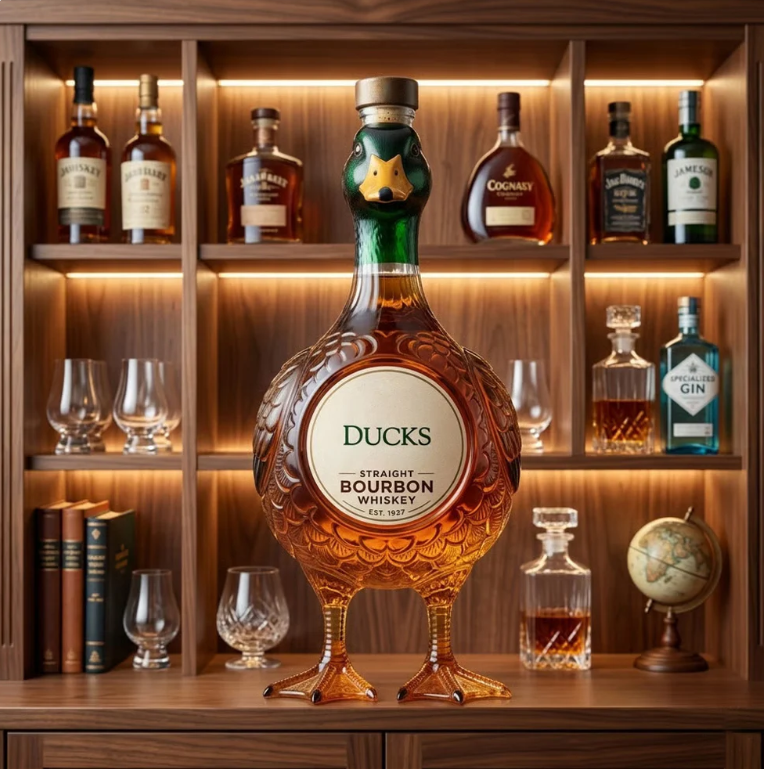 Anniversary 30th Handcrafted 3D Maiiard bourbon Bottle