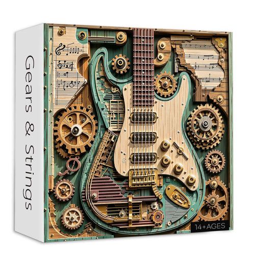 🎸🧩Gears & Strings Jigsaw Puzzle 1000 Piece