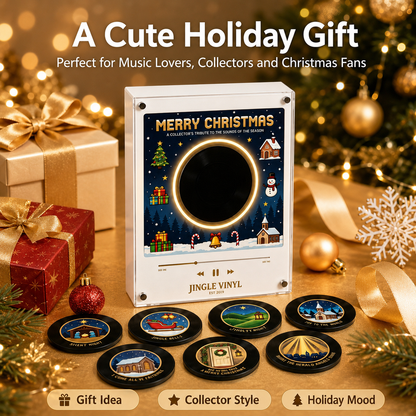 🎄Jingle Vinyl™ Christmas Magnetic Music Player Set