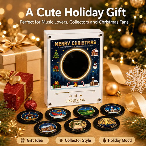 🎄Jingle Vinyl™ Christmas Magnetic Music Player Set