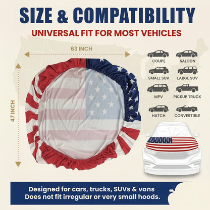 🎉4th Of July Flash Sale 65K+🔥Car Hood Flag🦅