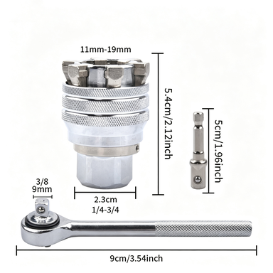 Universal socket-🔧 Stop rummaging through over 40 socket heads 😭 One is enough to handle everything!