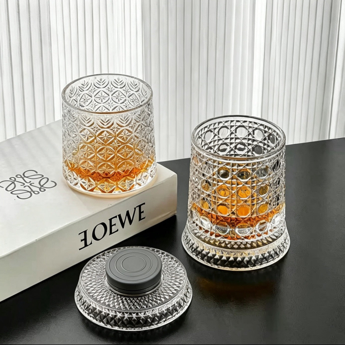 🔥2026 Hot Sell✨ The Whiskey Glass Everyone’s Obsessed With 🥃 Spins Smoothly • Glows Beautifully • Perfect Gift