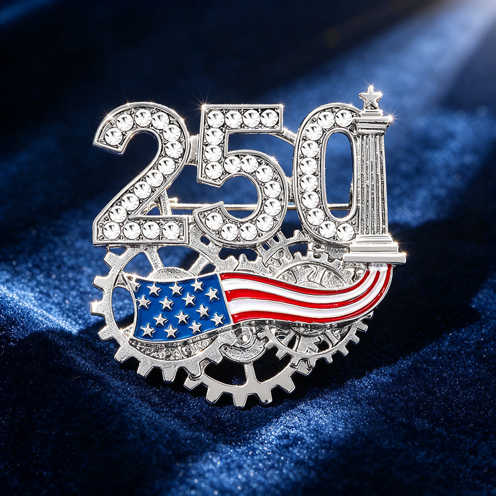 🗽 Buy 1, Get 1 Free 🔥 250th Anniversary Brooch of the Founding of the United States