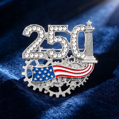 🗽 Buy 1, Get 1 Free 🔥 250th Anniversary Brooch of the Founding of the United States