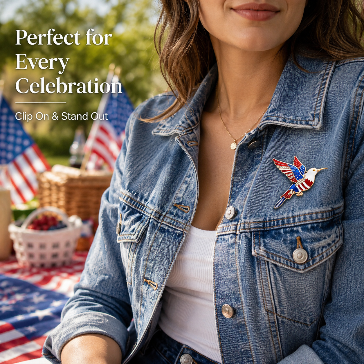 🗽 Buy 1, Get 1 Free 🔥 250th Anniversary Brooch of the Founding of the United States