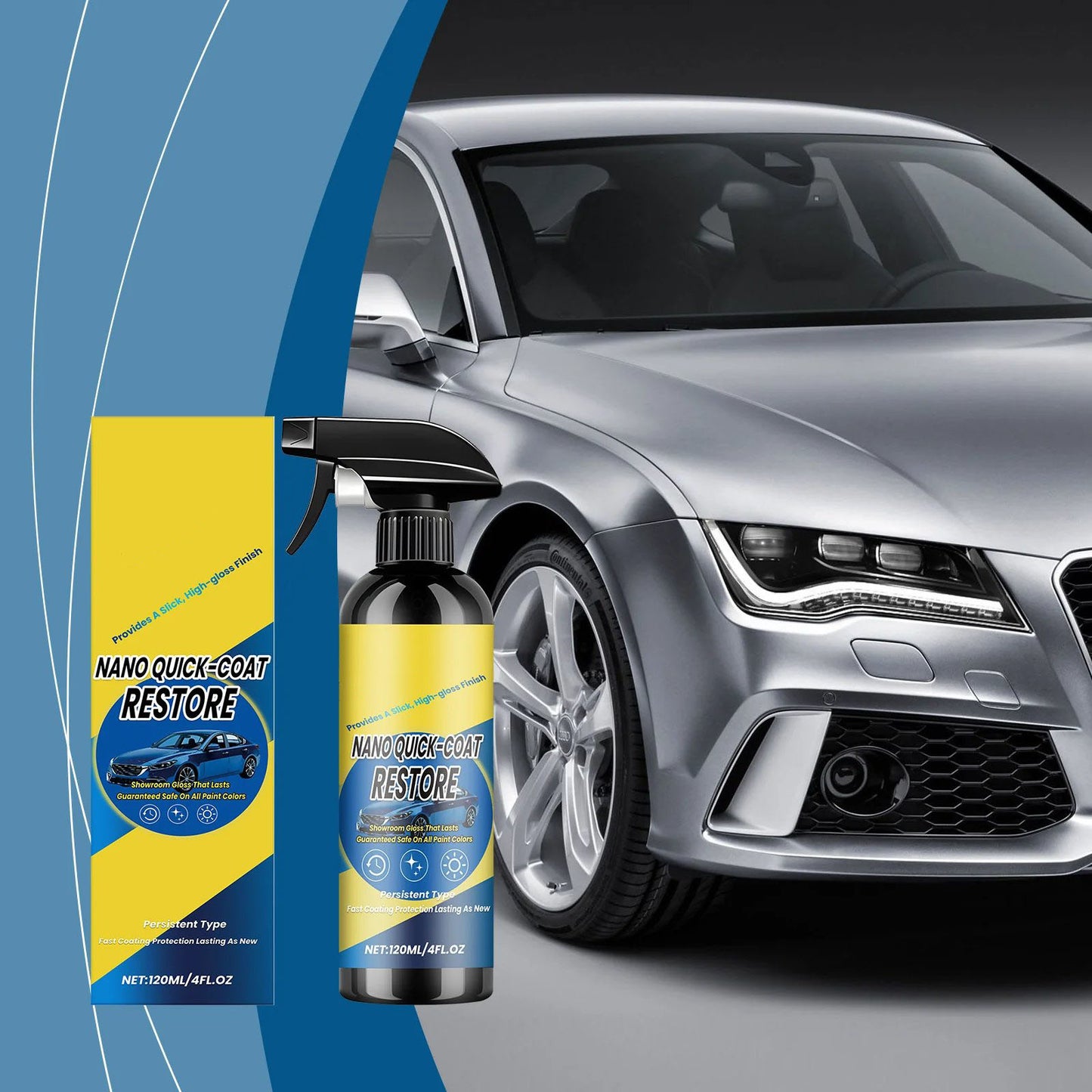 ✨ Ultimate Nano Coating Agent | Automotive Scratch Repair & High Gloss Shield