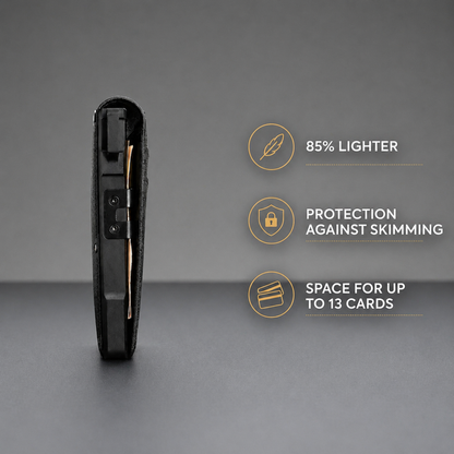RFID Blocking Pop-Up Aluminum Wallet | Slim Tactical Card Holder