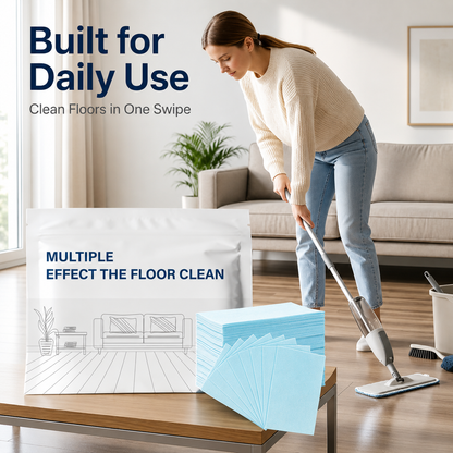100PCS🔥2026 New Upgrade ＆ Hot Sale🔥 PieceMulti-Effect Floor Cleaning Sheets